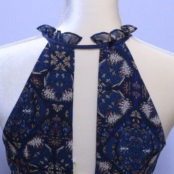 NWT BCBGeneration Blue Halter Dress - Picture 8 of 13